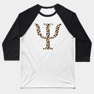 Psi Cheetah Letter Baseball T-Shirt